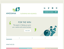 Tablet Screenshot of angsana-uk.com